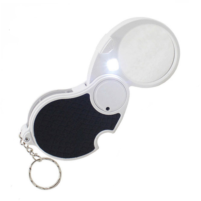 MEO 고배율 확대경 루페 LED 열쇠고리 돋보기 5,900원