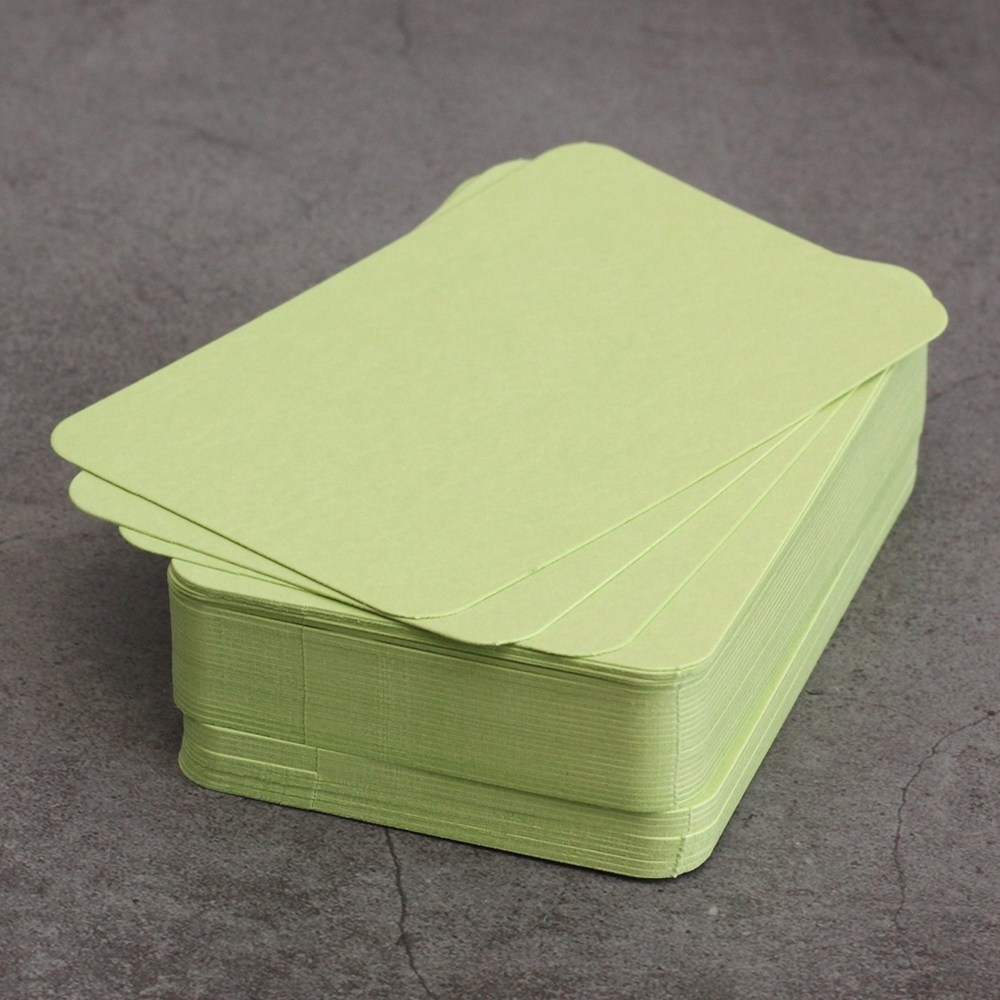 미즈코스 100매 카드 메모지 심플 메모 미니 단어장 다꾸 메모잇, 200매, 그린, 1세트 6,500원