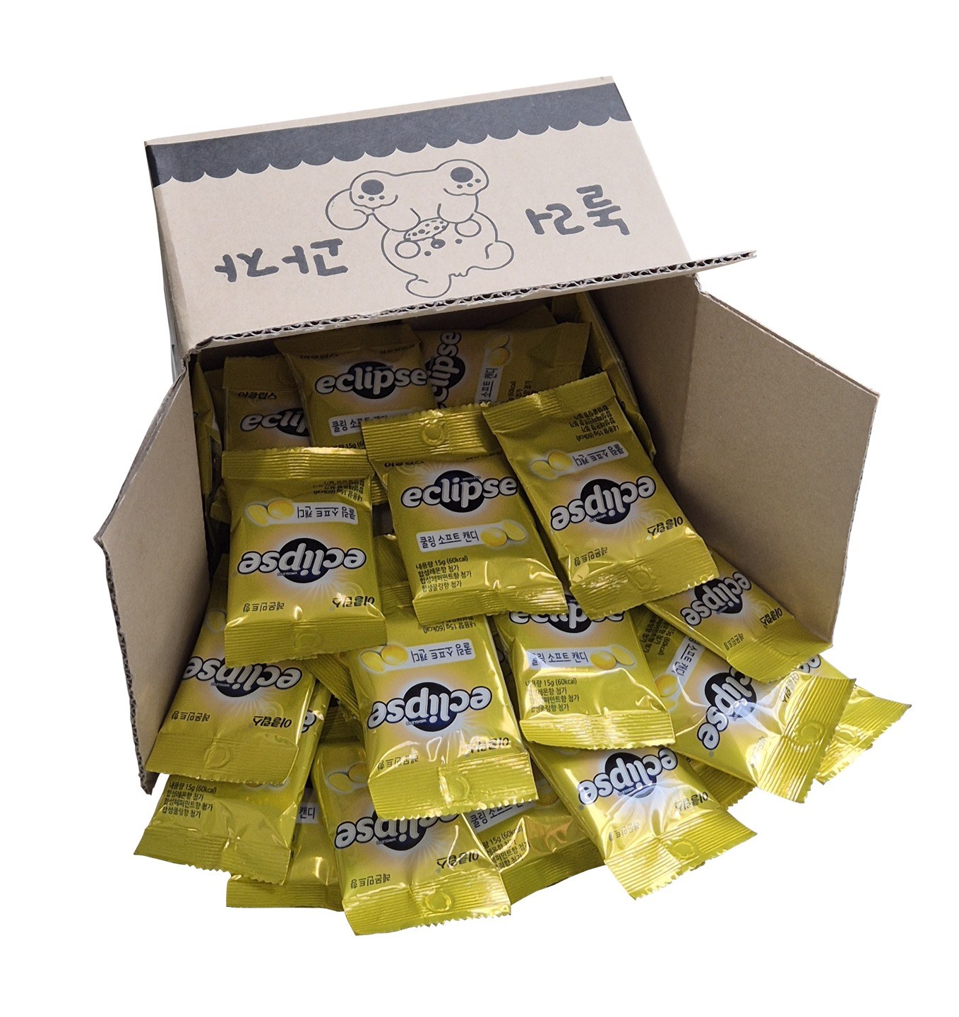 [놀러과자] 이클립스 쿨링 소프트캔디 레몬민트향 대용량 개별포장, 15g, 40개 23,900원