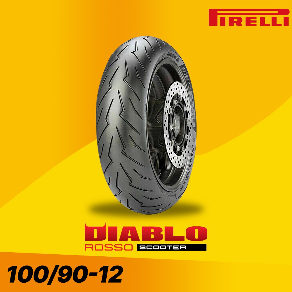 MOXI 피렐리 디아블로 로쏘 스쿠터 타이어 100/90-12 프론트 앞타이어, 1개, 100-90-12 117,130원