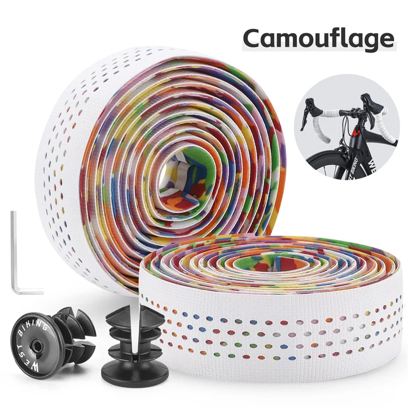 웨스트 바이킹 3D 프린팅 자전거 그립 MTB 충격 흡수 일체형 핸들바 락온 통기성 산악 27,900원