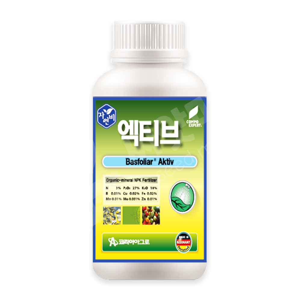 엑티브 500ml 뿌리발근제 구근 비대 생육활성제 식물영양제 코리아아그로 149,450원
