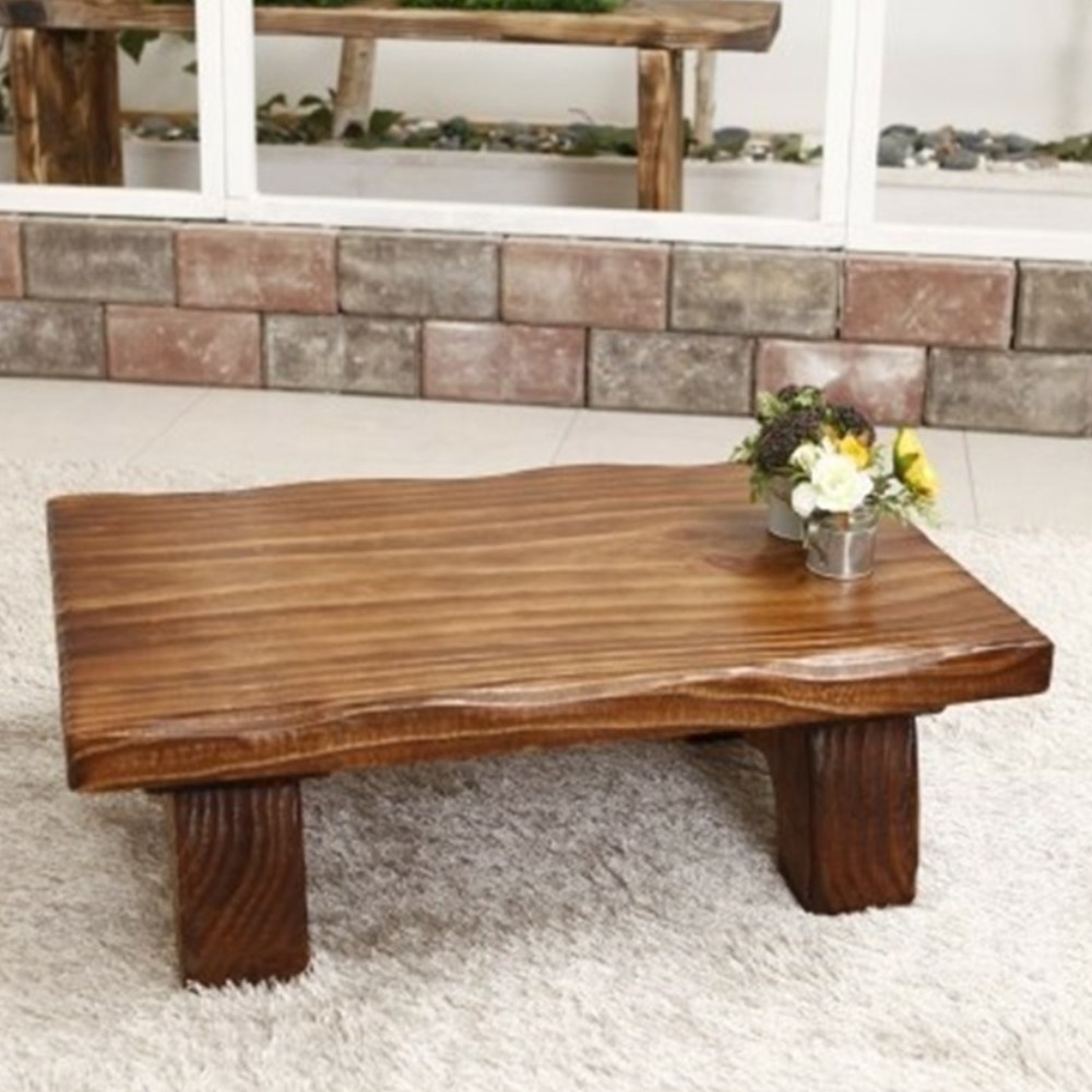 뷰티스트림 소나무 통원목 사각찻상 98,000원