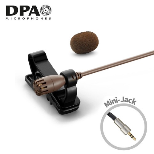 DPA 2061-OL-C-C34 Mini-Jack 브라운 젠하이저타입 라발리에 핀 마이크 IP57 방진방수, 브라운, 2061-OL-C-C34 851,000원