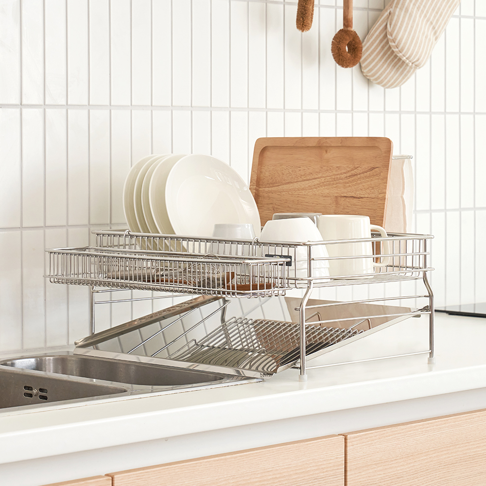 제이비제이 올인원 올스텐 식기건조대 전면 물빠짐형 95,200원