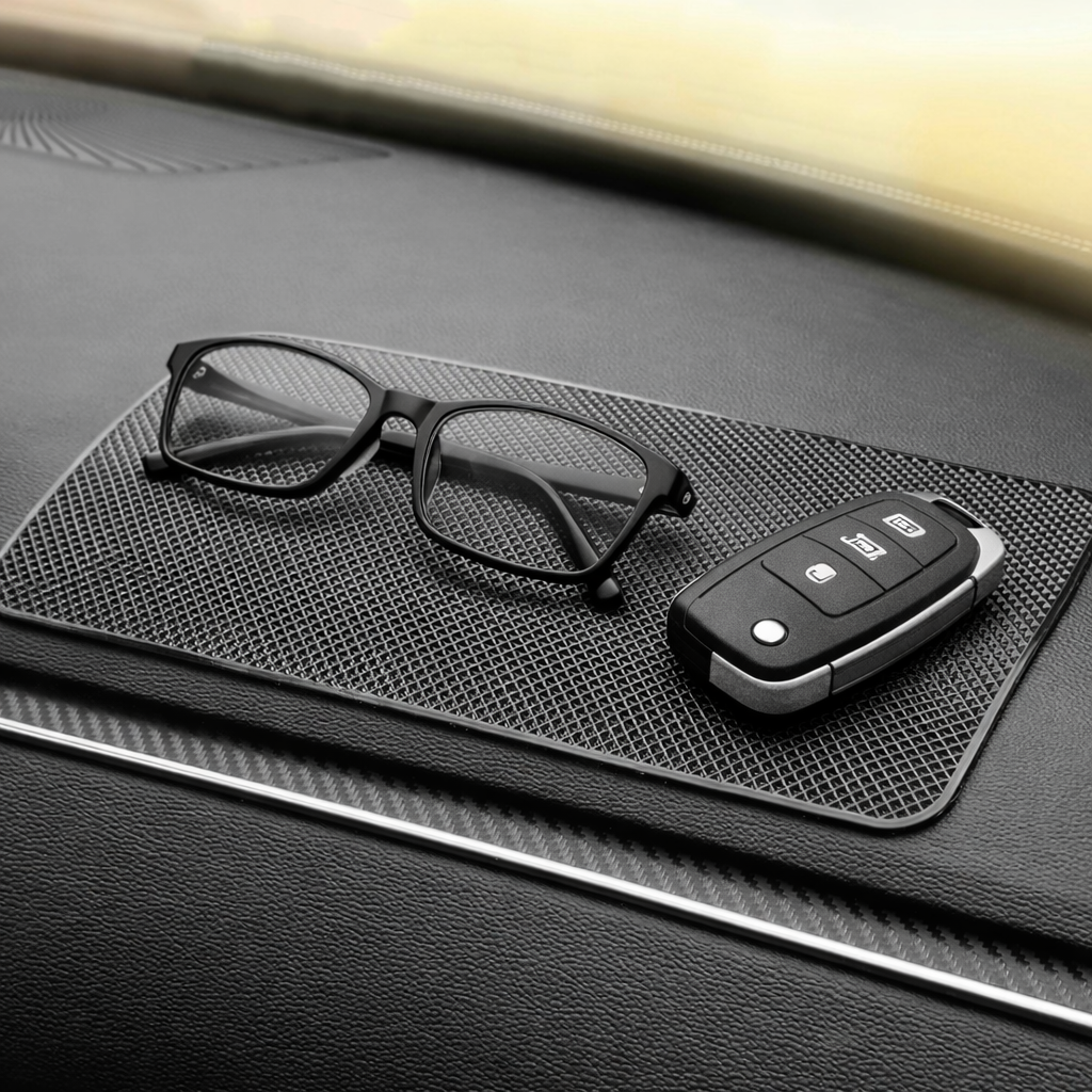 더나은생활 자동차 대시보드 착붙 논슬립 패드 세트 (네모+원형+사은품), 블랙, 1개 9,050원