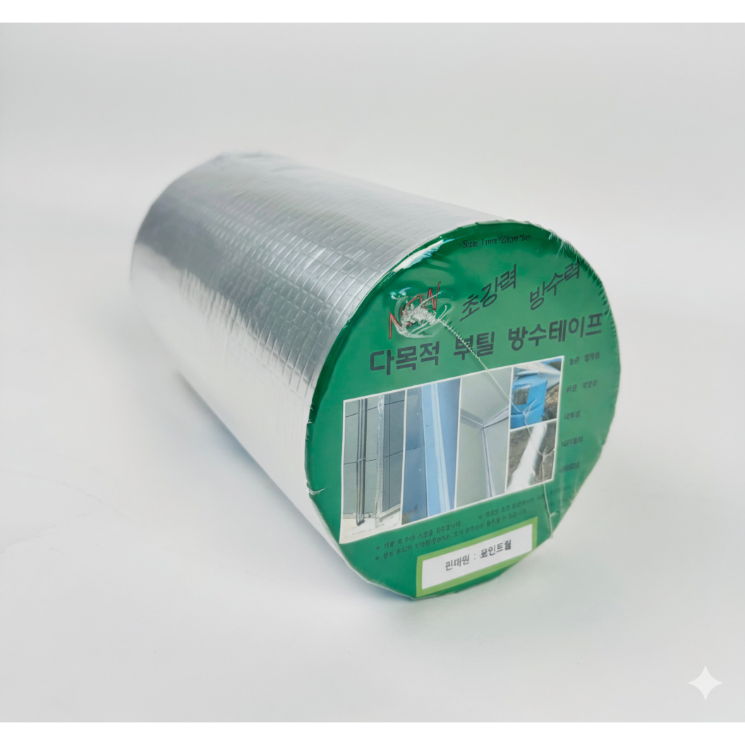 초강력 다목적 부틸 방수테이프 틈새 에너지 손실 방지 방수보수 수리용, 1개 18,000원