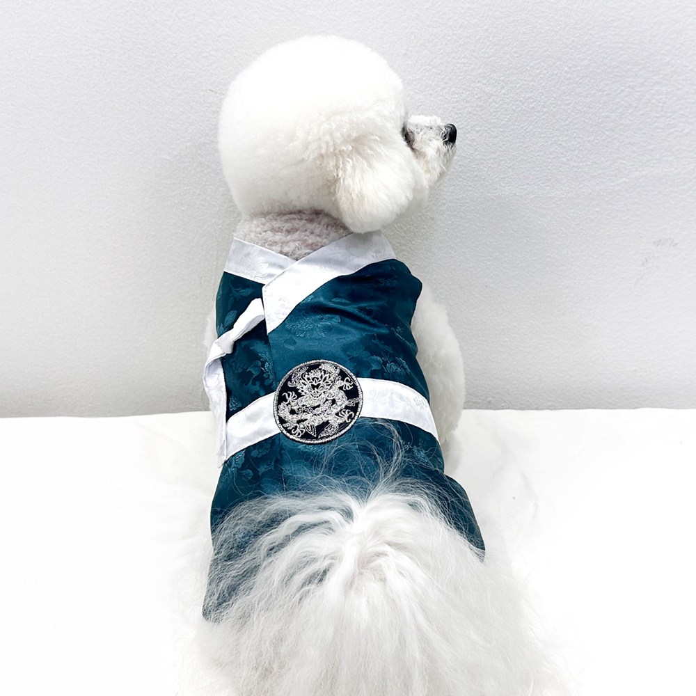 호나미네 강아지한복 고양이한복 비꽃 왕자 한복, 다크시안, 1개 26,000원