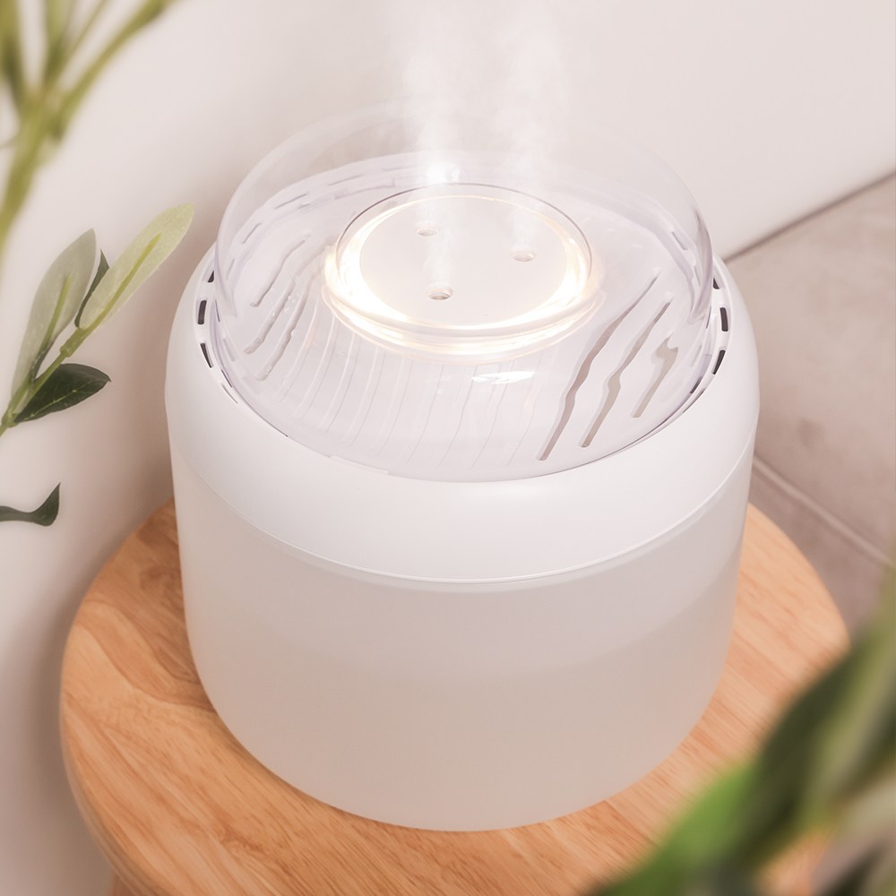 대용량 무선 가습기 4L 통세척 초음파 가습기 반투명 필터 충전식 가습기 간편세척 무드등 트리플 3600mAh 39,000원