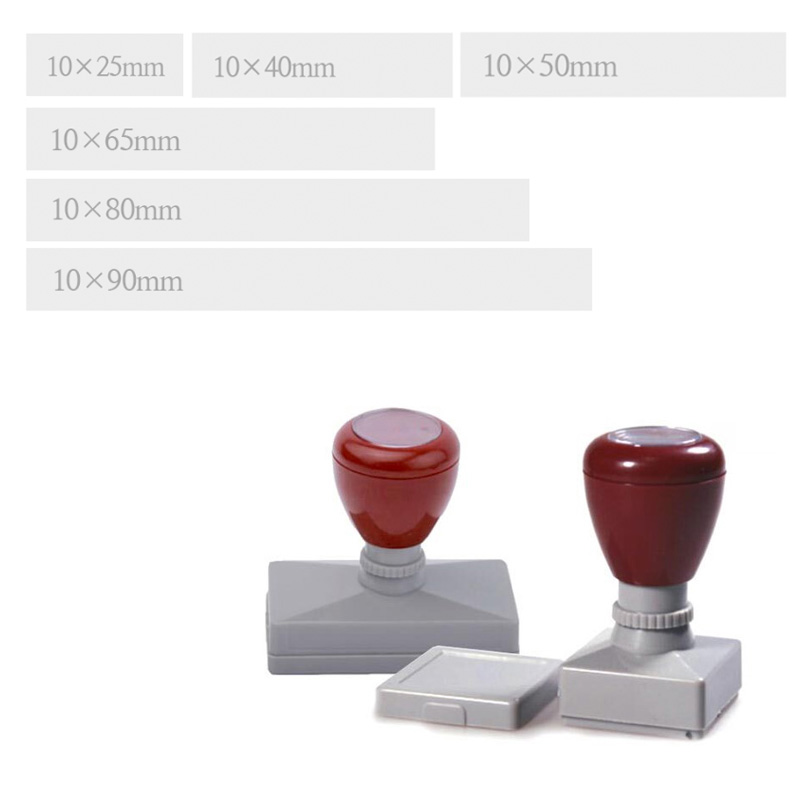 만년도장 높이 1cm 가로 규격 6종 (25,40,50,65,80,90mm) 스탬프/도장 주문제작, 1개, 청보라(테두리 없음) 8,300원