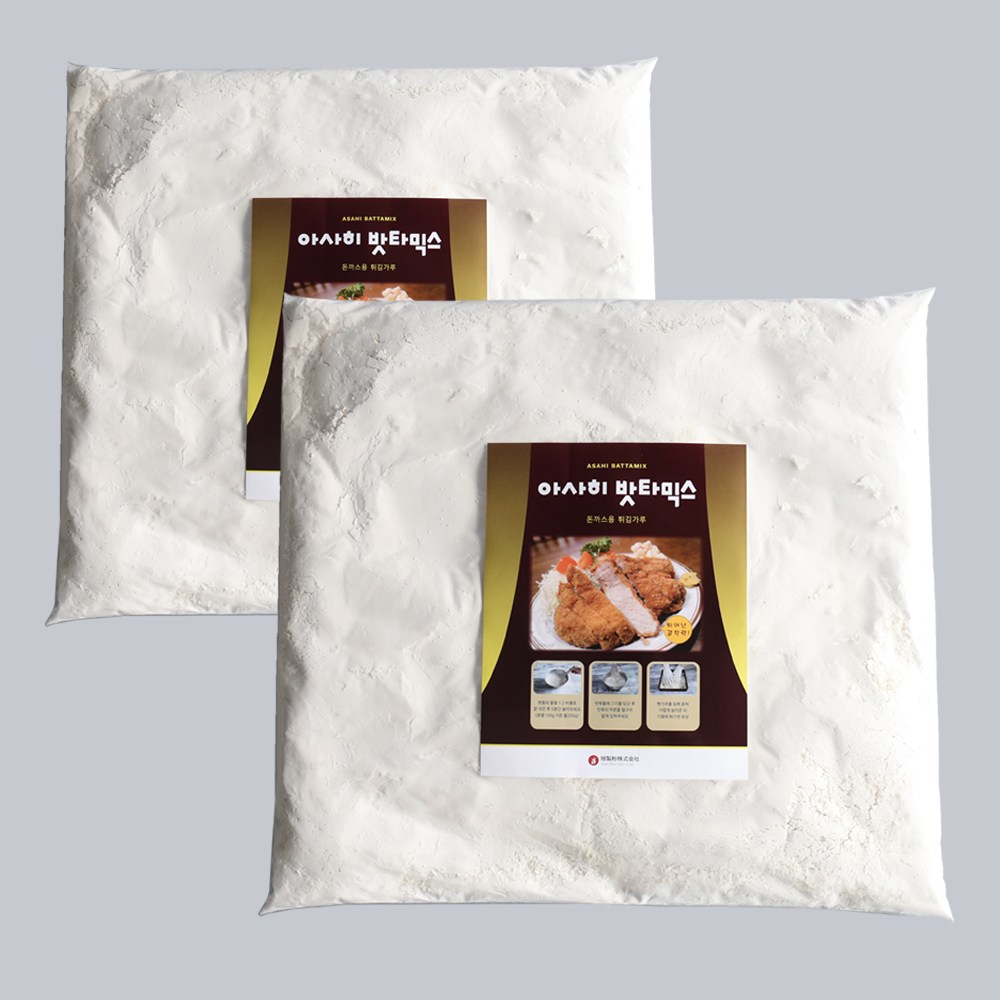아사히 밧타믹스 5kg 박스 - 프리미엄 일본 베타믹스 돈까스 튀김가루 대용량 결착력 좋은, 5kg, 2개 74,000원