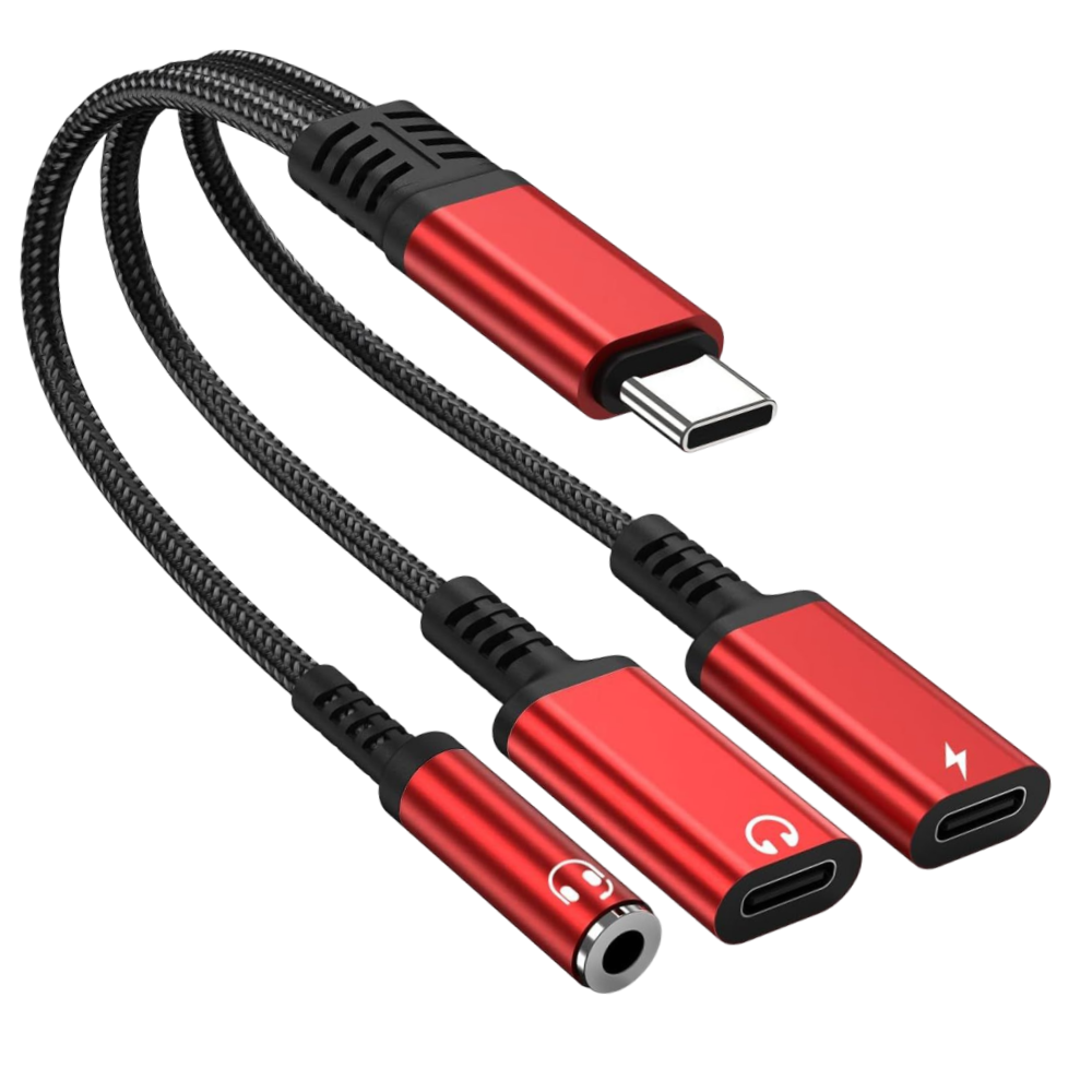 넥토 C타입 변환젠더 이어폰 PD 60W 충전 동시 듀얼C+3.5mm 연결잭, 1개, 레드, 13cm 16,960원