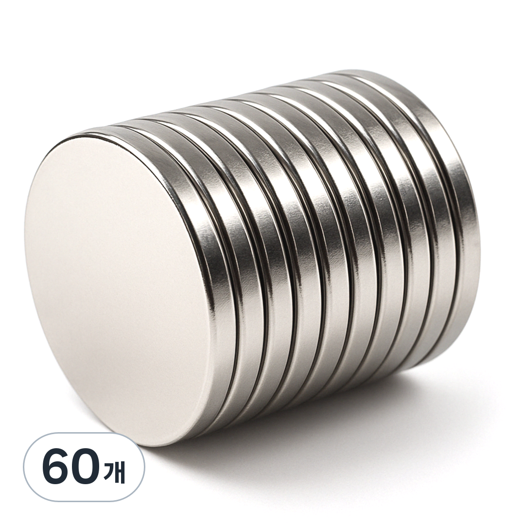 카네오 네오디움 원형자석 지름30mm X 두께2mm 초강력 네오디움자석 원형 작업용 가정용 산업용 공구 강력 부착식 마그네틱 56,900원