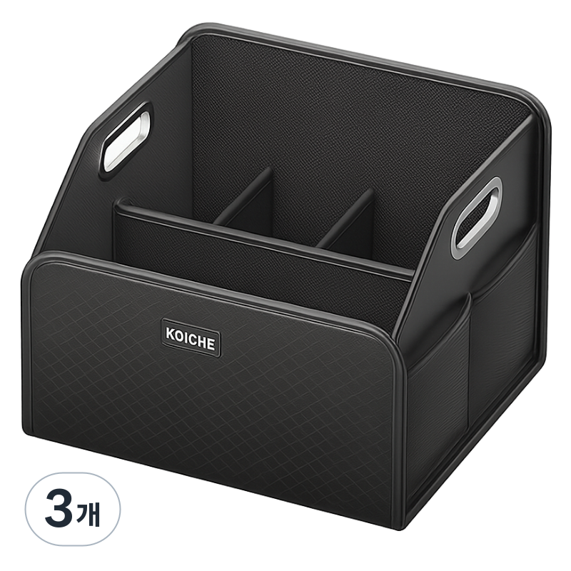 코이체 2세대 차량용 조수석 수납함 고급 펀칭가죽 자유조절 칸막이형 정리함 54,300원