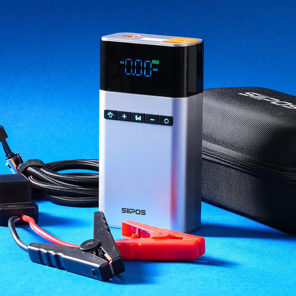 시포스 듀얼포스 점프스타터 차량용 공기압주입기 겸용 점프스타트 휴대용 밧데리 자동차 방전 S-JA12, 1개, 12400mAh 99,100원