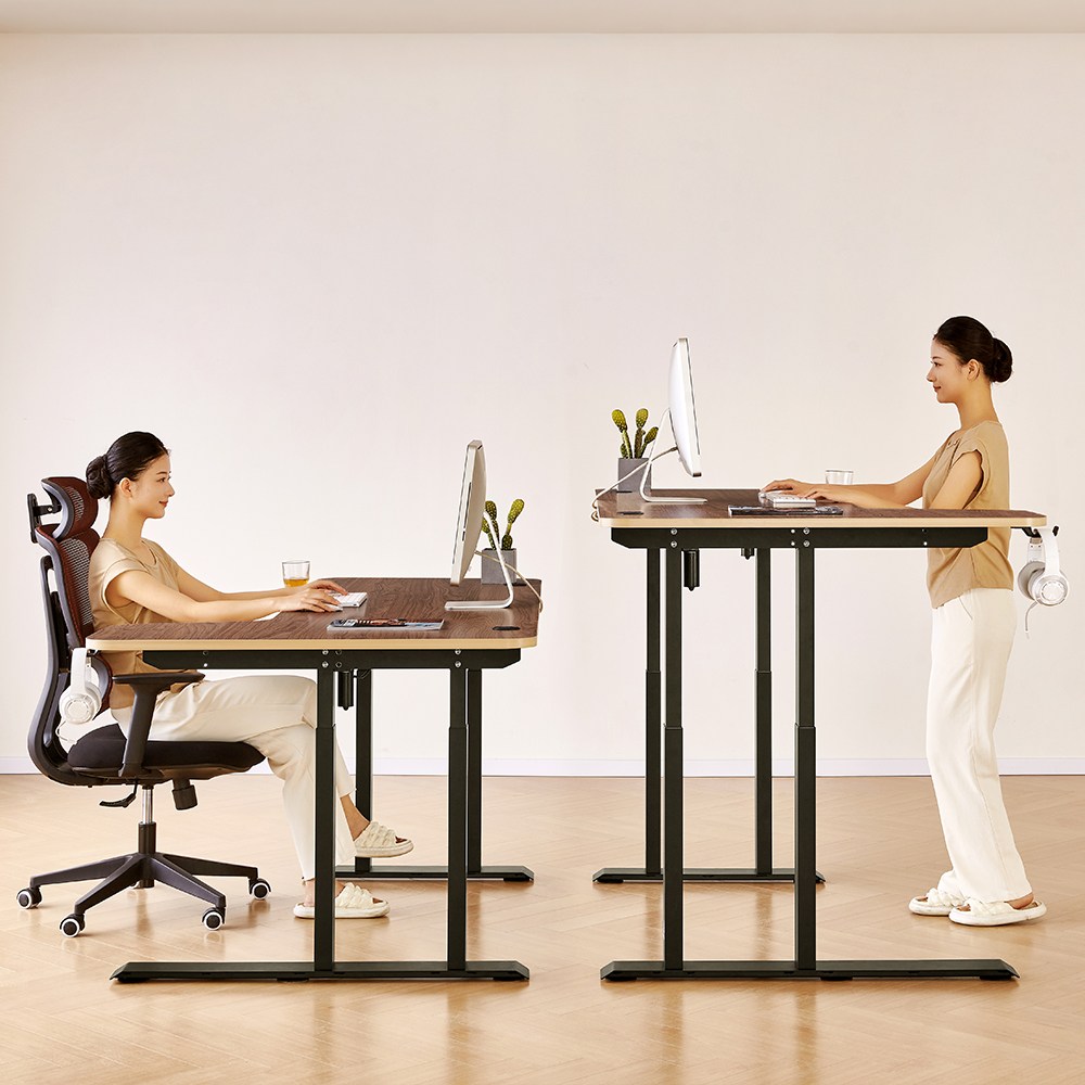 아우스 GE03 코너형 전동모션데스크 책상 700폭 25mm상판 듀얼모터모션데스크 쿼드형 전동 모션데스크 컴퓨터책상 318,000원