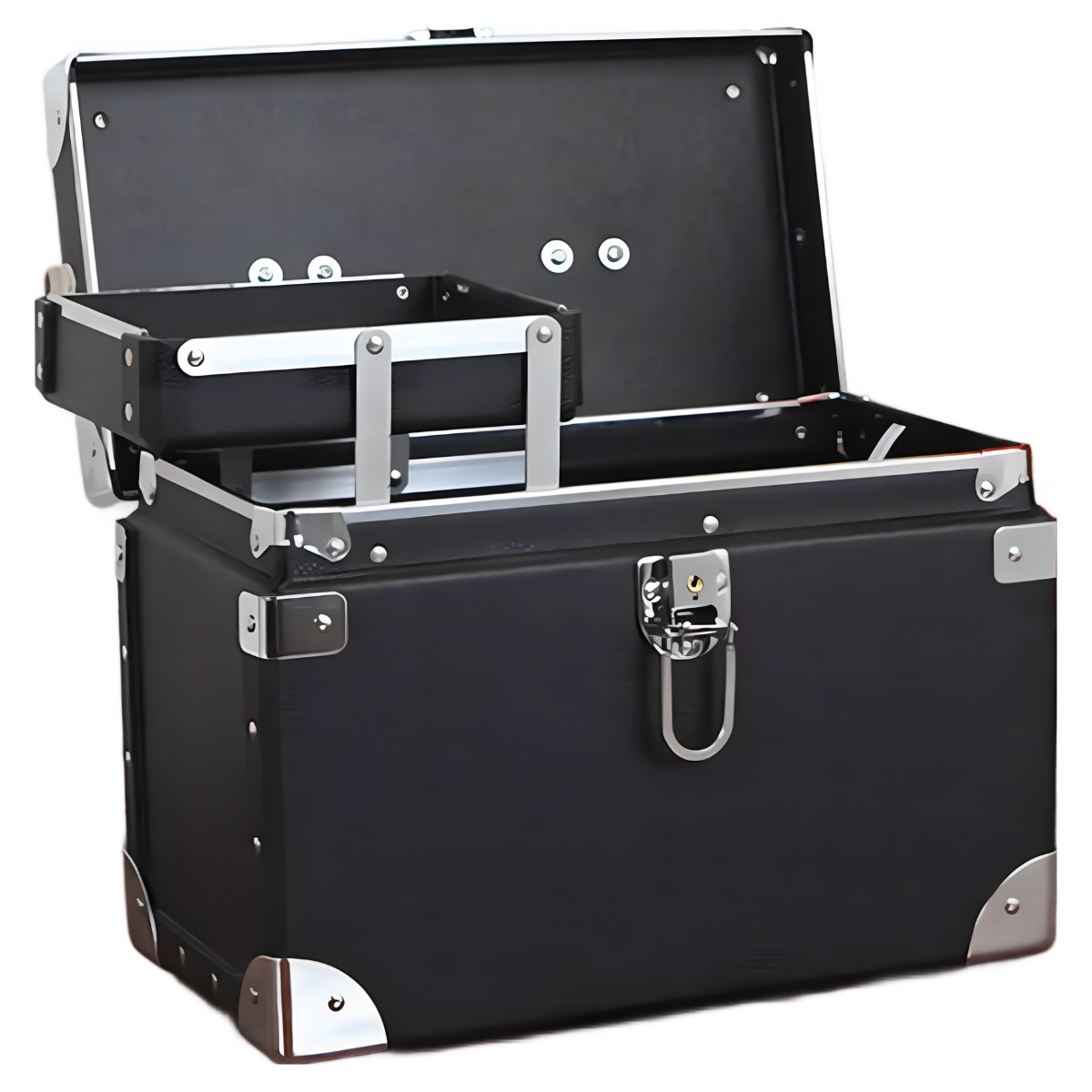 가방몰 메이크업박스 메이크업가방 네일가방 미용가방 화장품정리함 Makeup Box 1단 대형 오플무늬 DFF103-V BLACK, 1개 45,800원