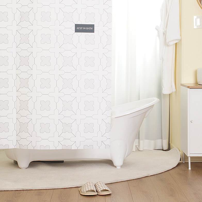 국내제조 프리미엄 욕실 패브릭 방수 샤워커튼 모음전 (메탈집게링 증정) 39,660원