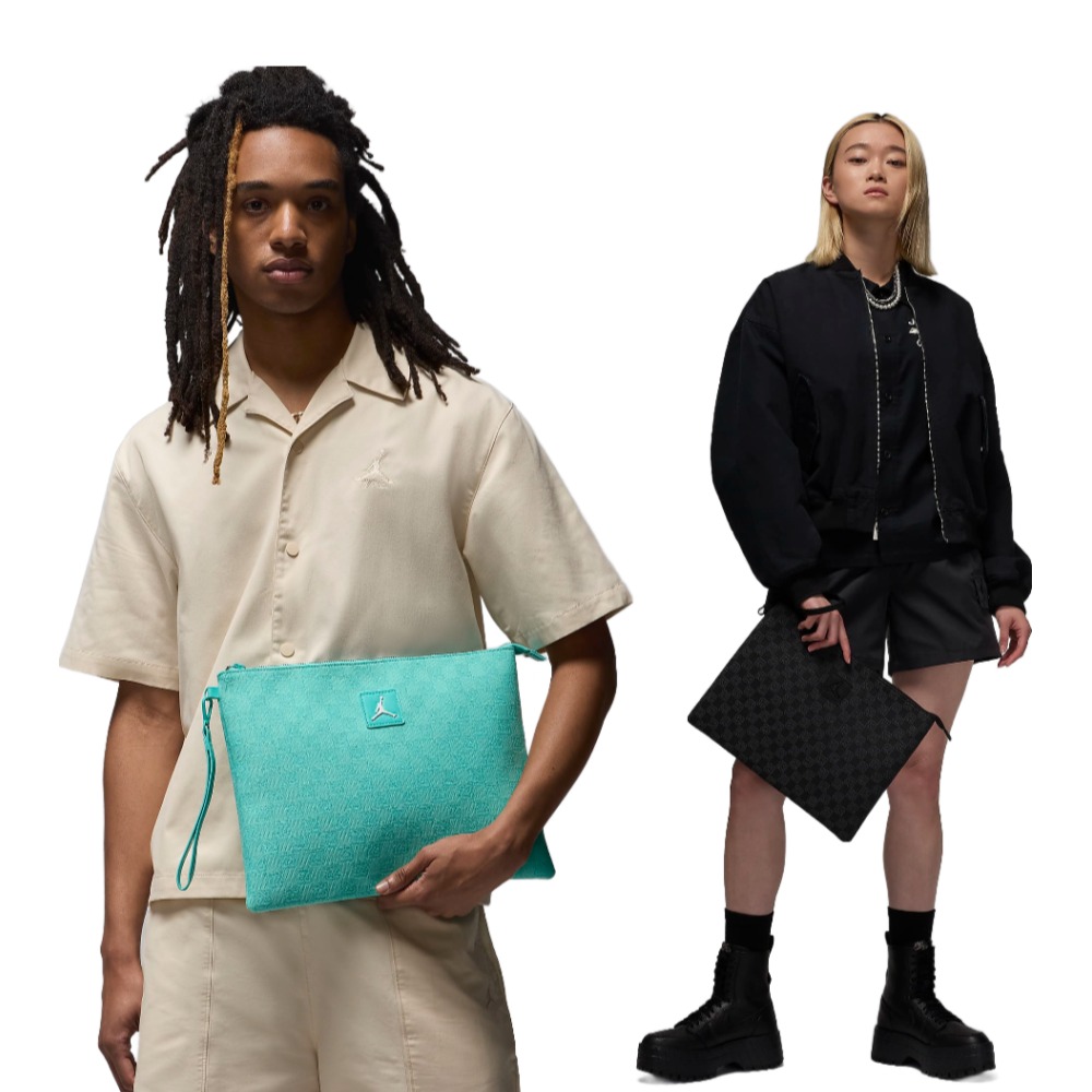 나이키 조던 모노그램 파우치 클러치 민트 블랙 114,000원