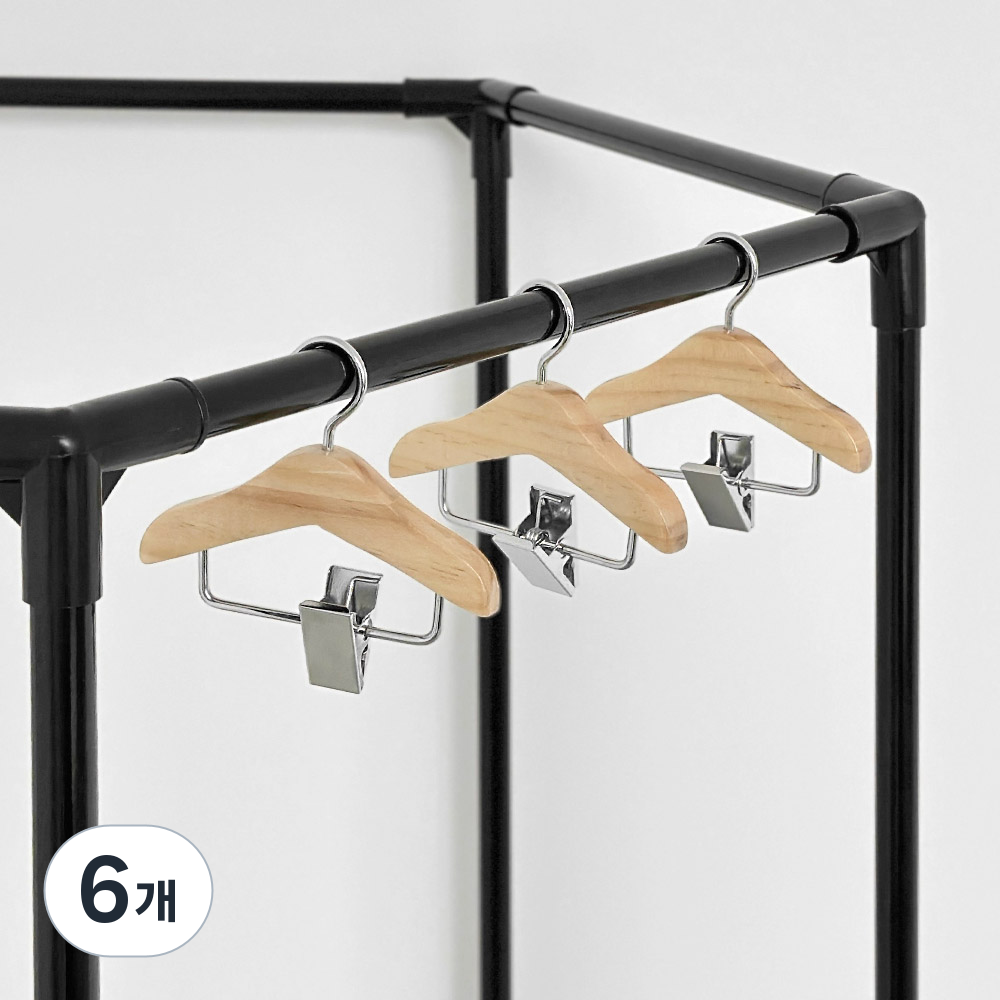 모나코올리브 원목 옷걸이 집게 17,400원