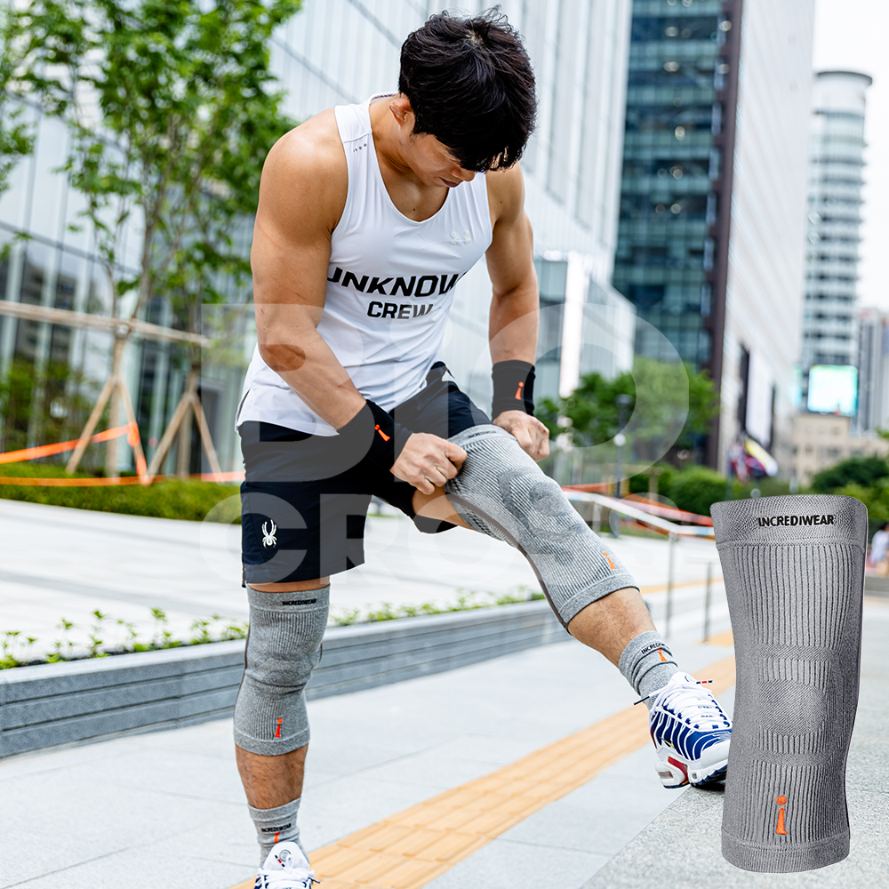 인크레디웨어 무릎 압박밴드(한쪽) 의료기기 INCREDIWEAR KNEE SLEEVE 그레이 99,000원