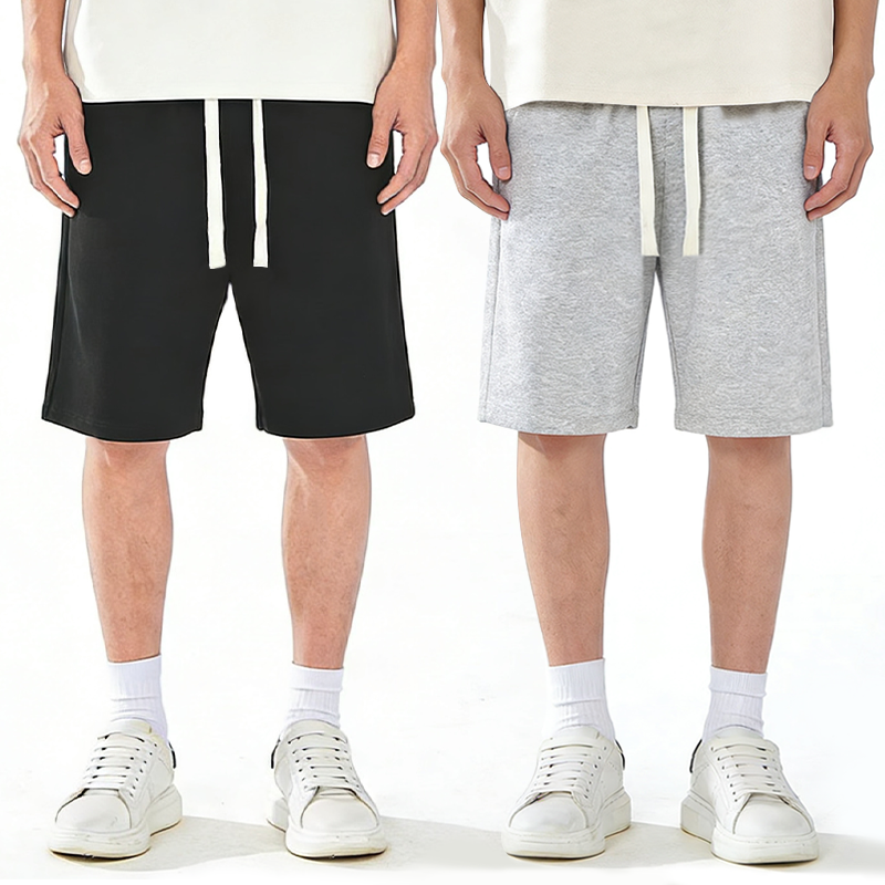 1+1 남자 반바지 여름용 면 트레이닝반바지 고급 반바지 컴포트 츄리닝반바지 골프 면 밴딩  범록-2218 17,800원