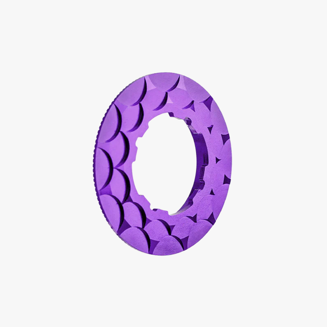 체이서 자전거 디스크 로터 센터락 방식 커버 초경량 락링(5g), 1개, 퍼플 30,000원