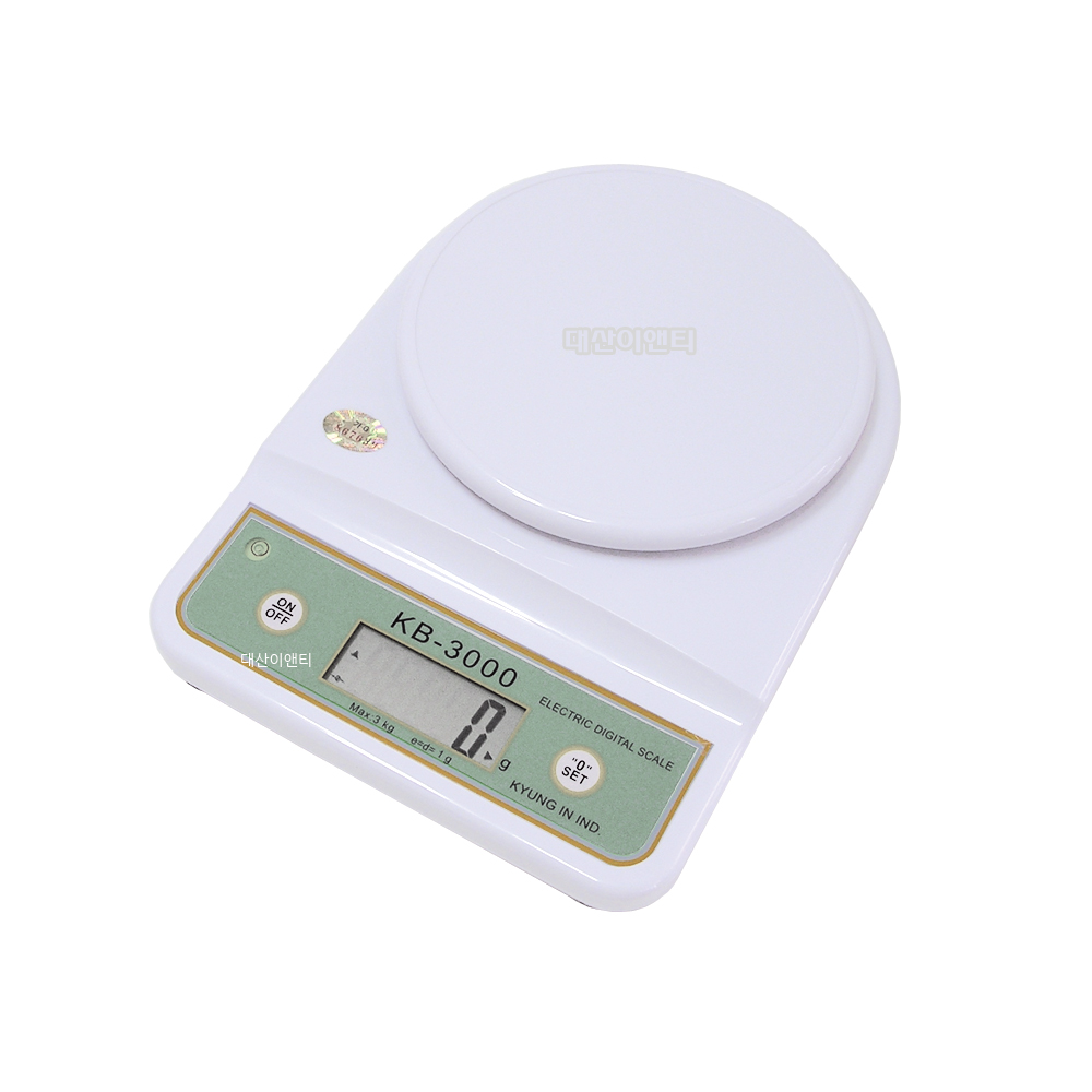경인계기 디지털저울 주방 전자 저울 3kg 계량 KB-3000 18,900원