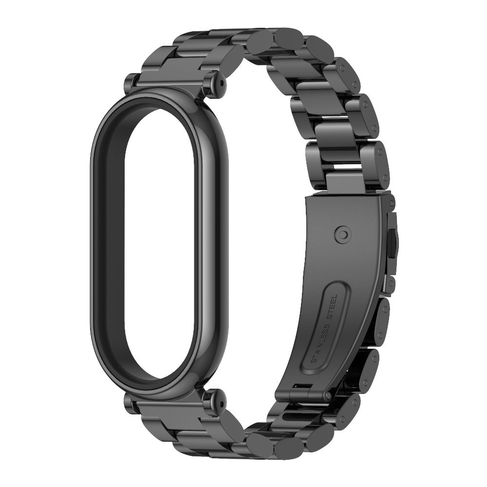 샤오미 미밴드 10 9 7 6 5 4 3 시계줄 밴드 스마트워치8 줄 풀 메탈 클래식 스트랩, 블랙 14,800원