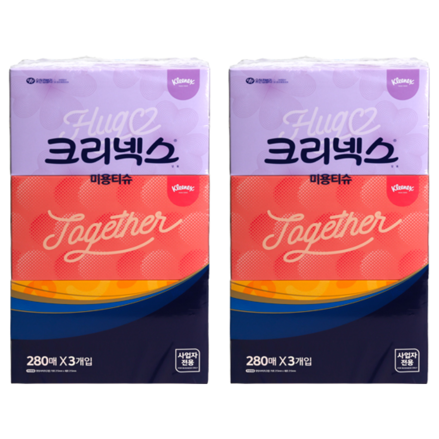 크리넥스 미용티슈 콤비 2겹 3입 17,100원