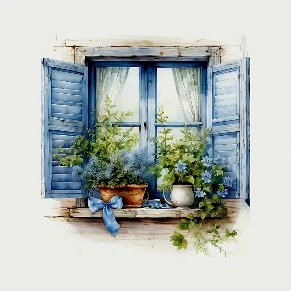 감성 인테리어 창문 스티커 벽장식 꾸미기 포인트 벽지, 지중해풍 스티커 11,900원