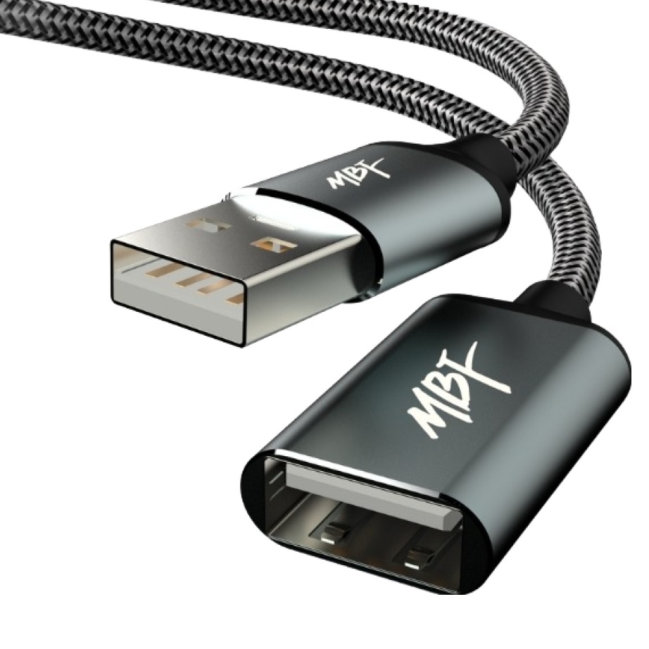 엠비에프 USB2.0 AM to AF 차폐 연장 메탈케이블 MBF-UF250MT, 1개, 5m 14,500원