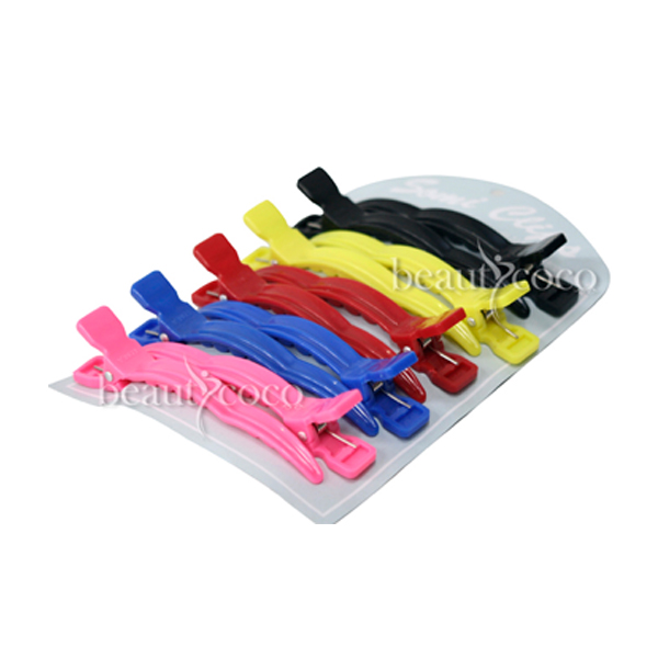 [시술도구] 셀프 염색 시술도구 악어핀셋 (낱개1개) /색상랜덤, 1개 130원