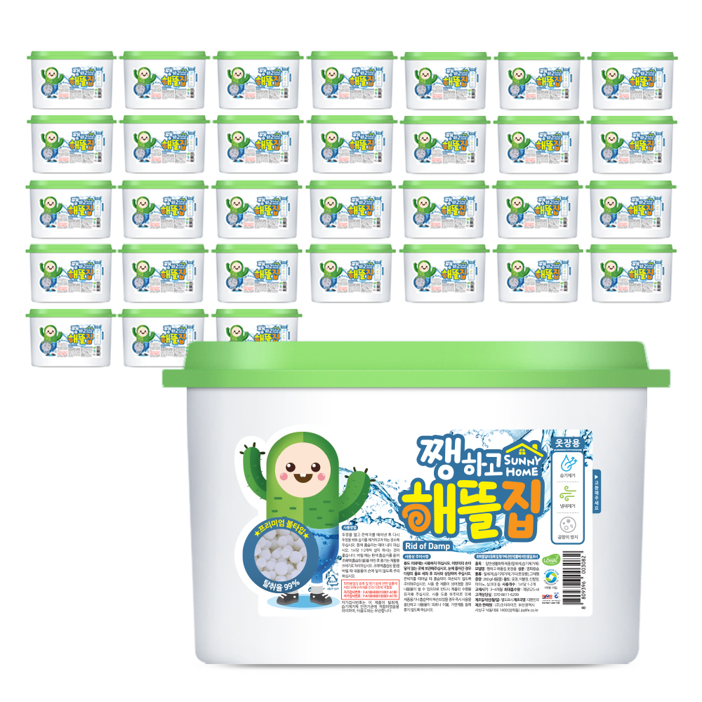 쨍하고해뜰집 옷장용 볼타입 제습제 본품, 260g, 32개 31,900원