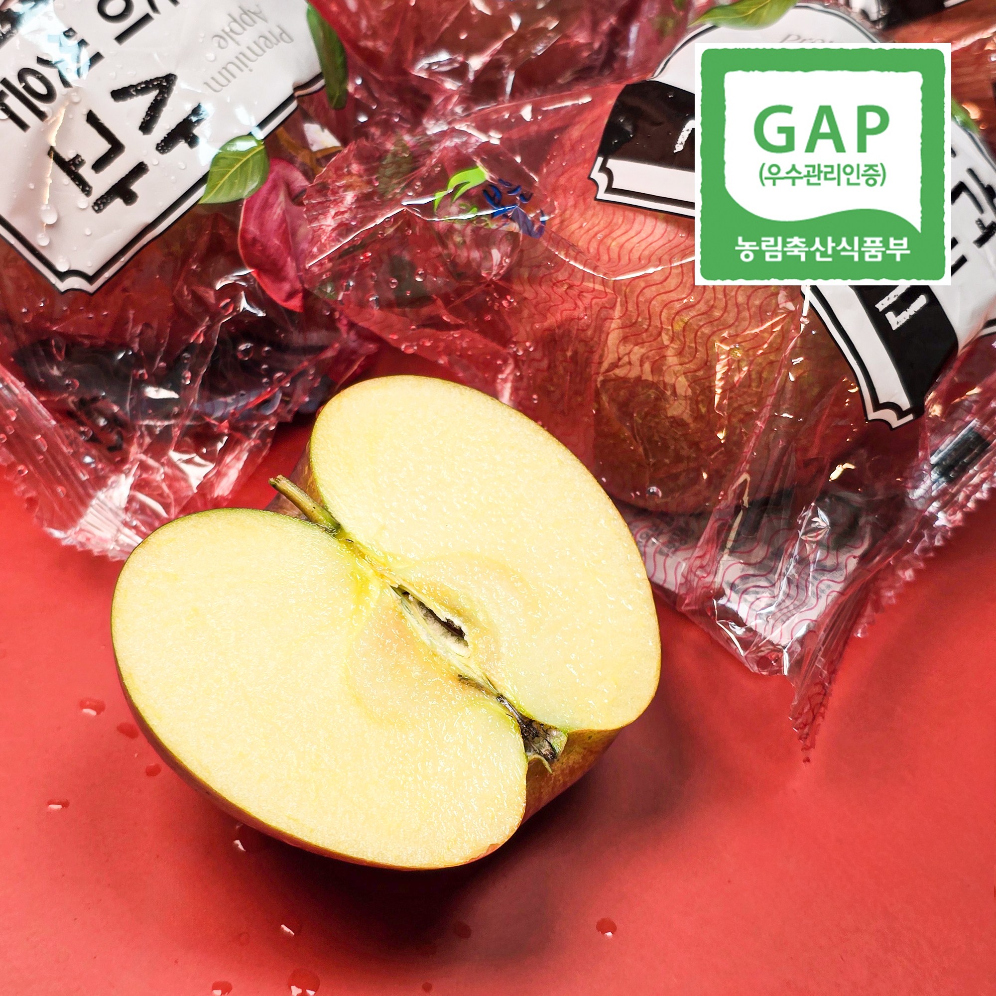 [특상 품질] 햇사과 부사 초고당도 세척 사과 [우월한농수산], 1박스, 중과 5kg 107,000원