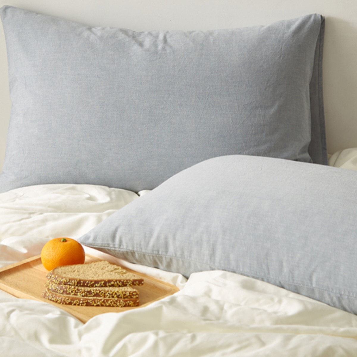 웨이모션 내추럴 워싱 100% 순면 사계절 프리미엄 호텔식 베개 커버 19,900원