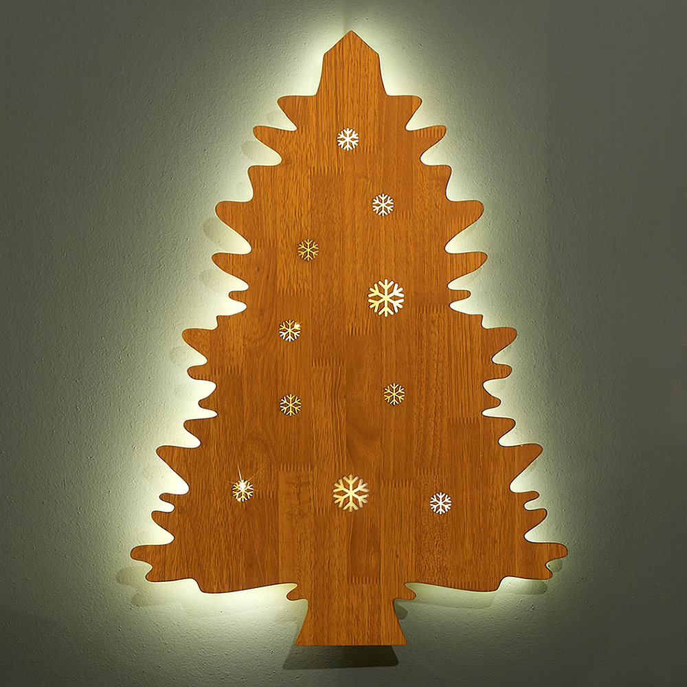 하우쎈스 크리스마스트리 조명 우드 스탠드 겸용 벽트리세트 21,300원