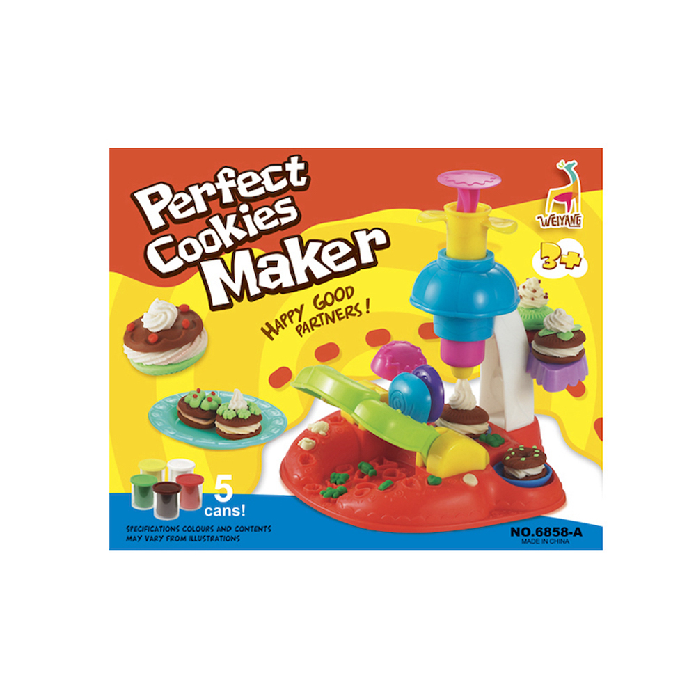 쿠키 마카롱 도우 유아용 칼라클레이 세트 yiqis6858a, 혼합색상, 1개 10,300원