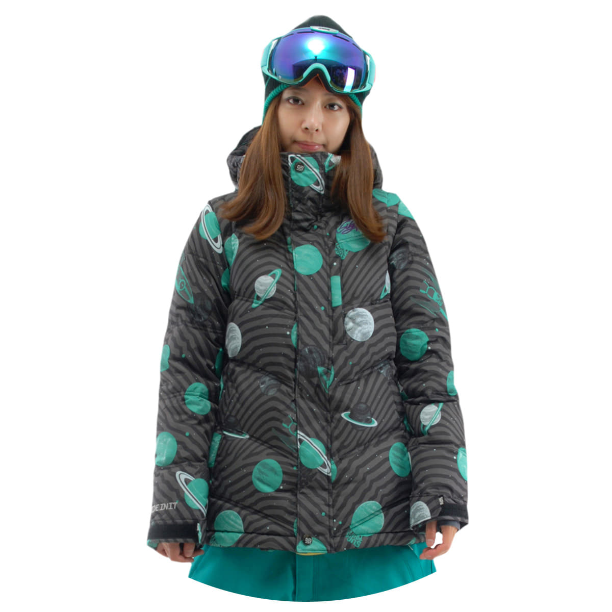 슈가포인트 여성 스노보드 스키 덕다운 자켓. 여자 보드복 스키복 패딩 점퍼. Freeman WJ - Space Black 129,000원