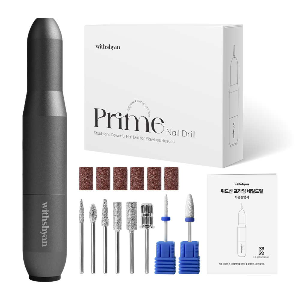 위드샨 네일드릴 손발톱 관리 비트 6종 + 세라믹비트 2종 젤네일 쏙오프, 1개, 실버 18,900원