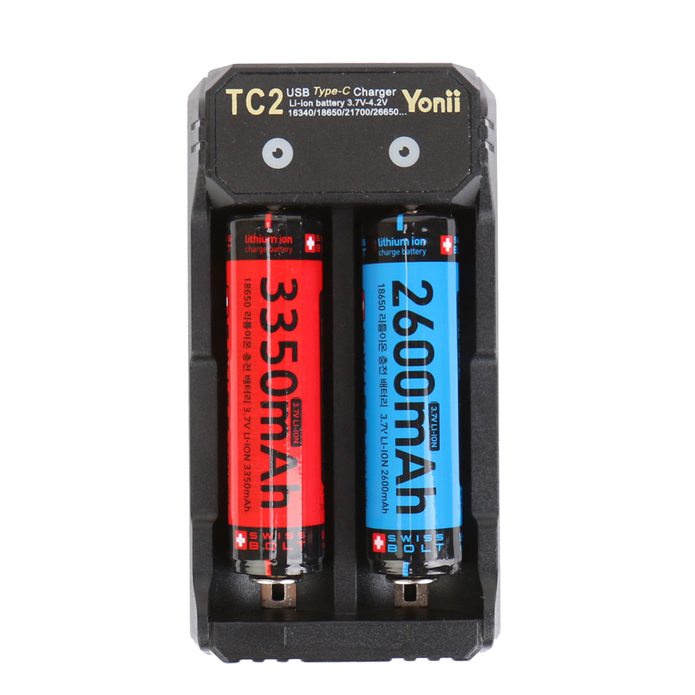 18650 배터리 충전기 2구 신형 C타입 PD 지원 8,900원