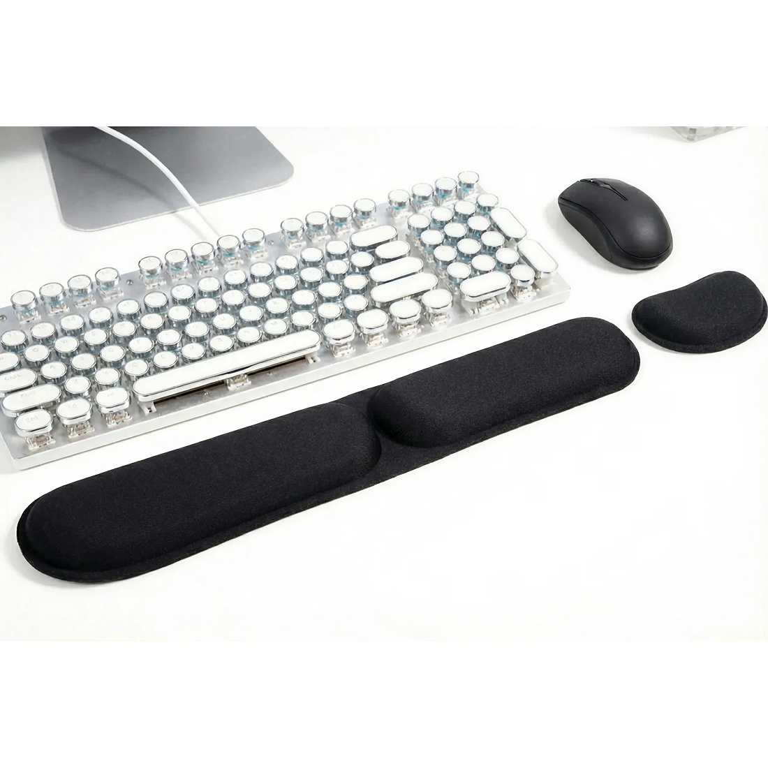 리프드랍 메모리폼 접이식 키보드 마우스 손목받침대 세트 14,900원