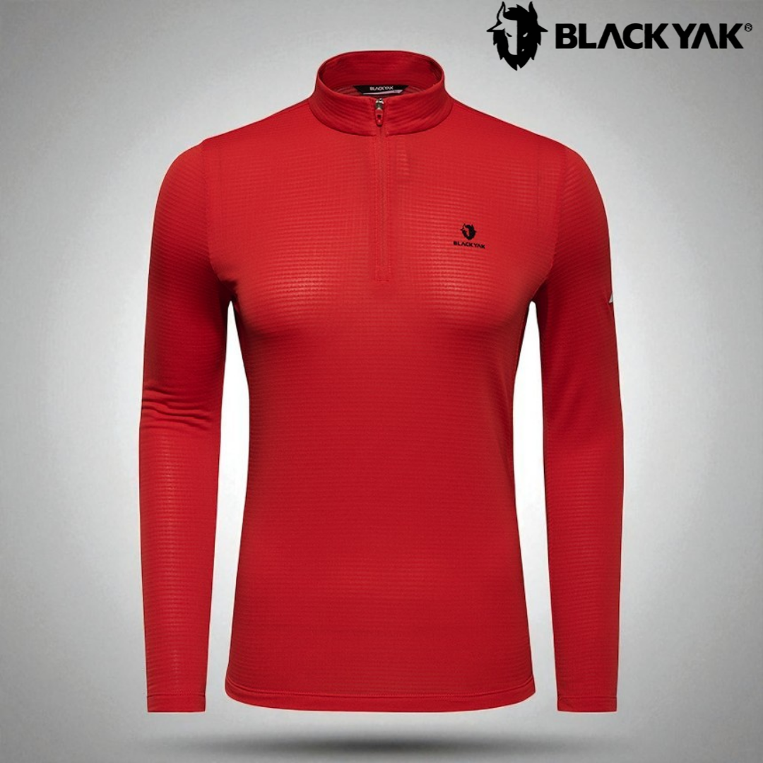 블랙야크 집업티셔츠 여성 하이브리드 폴라텍 집업티 62,100원