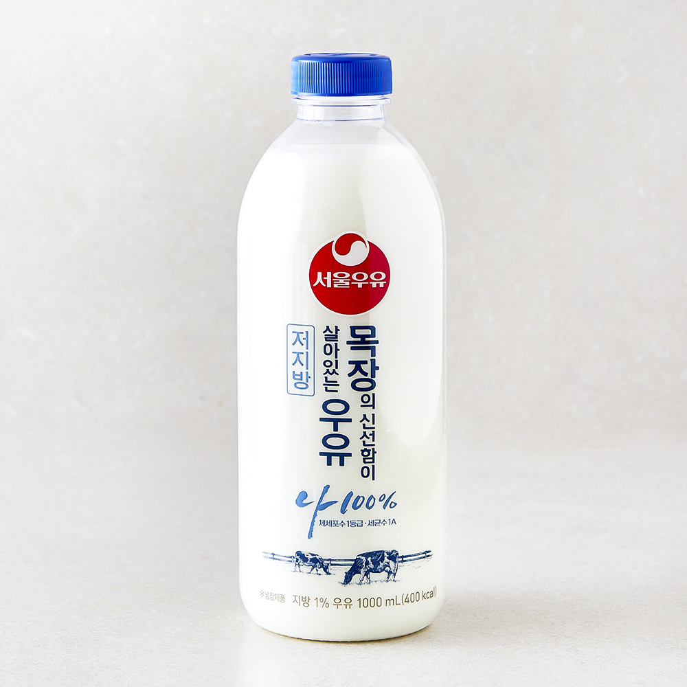 [로켓프레시] 서울우유 목장의 신선함이 살아있는 우유 저지방, 현재가 3,580원