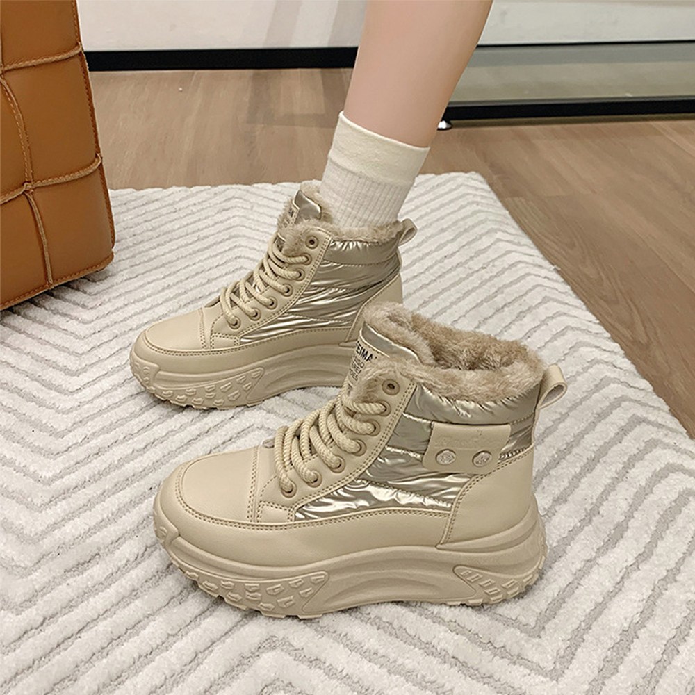 제이투 여성 겨울 미끄럼방지 방한화 기모 패딩부츠 26,900원