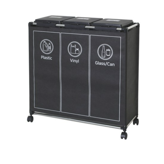 센스2030 1단 블링홈 커버 분리수거함 3P 123,600원