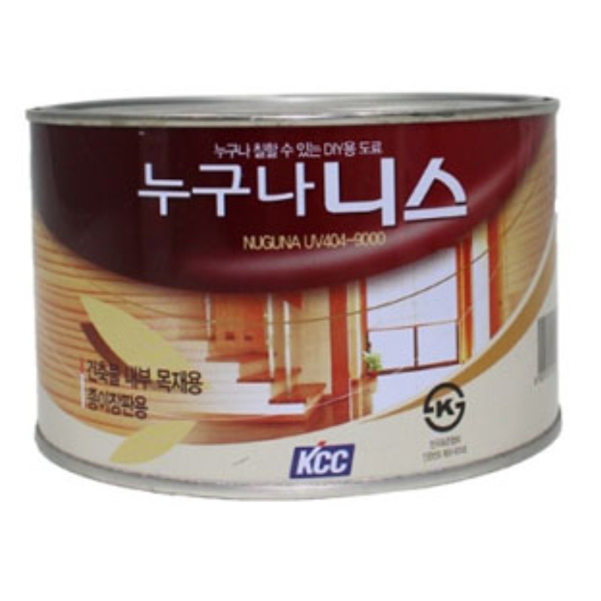 KCC 누구나니스 1L 유광 투명 목재용 실내용 바니쉬 코팅 [3인치 붓 1개 포함] 11,680원