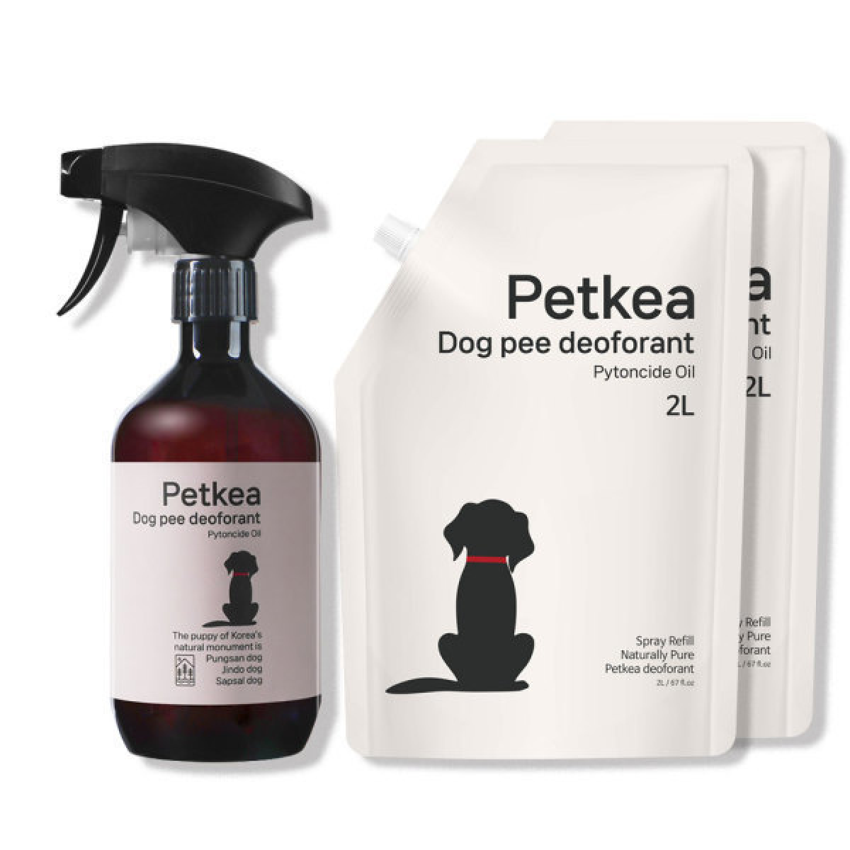 ( 할인)펫케아 강아지탈취제 피톤치드 천연 스프레이 4L + 500ML 본품 증정(총 4.5L) 23,600원