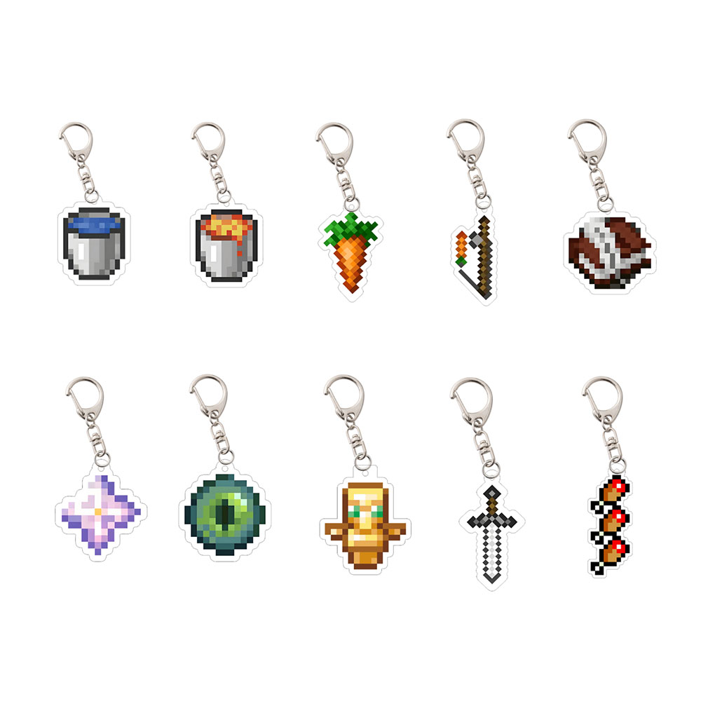 토이토이 마인크래프트 아이템 키링 10종, 1세트, 옵션2 10,900원