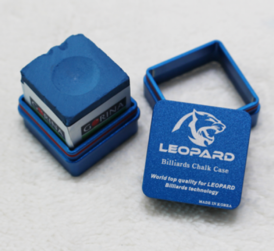 당구 개인용 레오파드 초크케이스 블루 아담상대 카본큐 37,000원